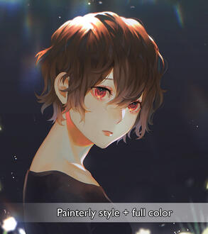 Painterly style